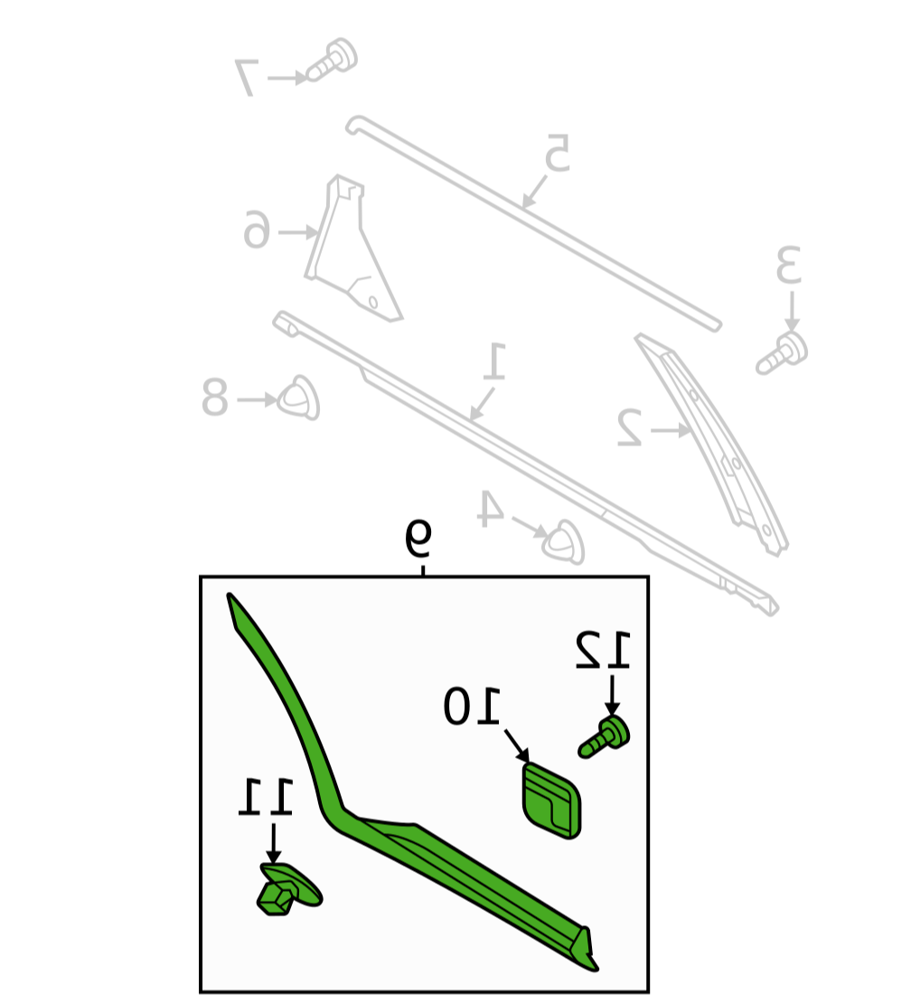 ARKA KAPI DIS BAKALITI SAG 87732P2300