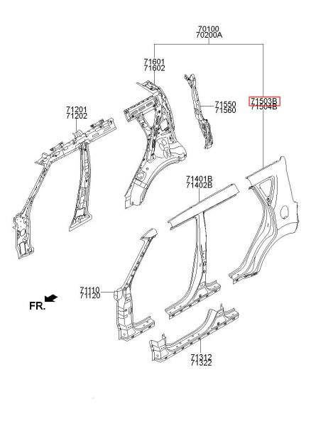 ARKA CAMURLUK SOL 71503B2C00