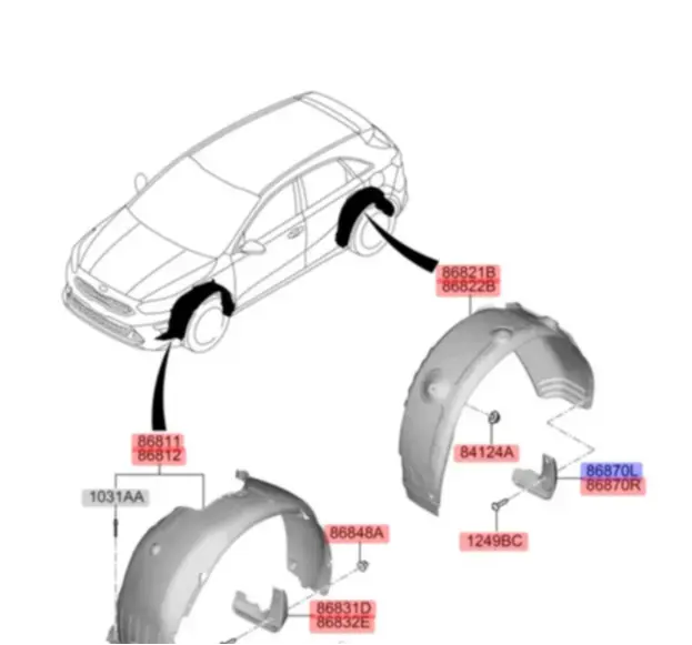 CEED Arka Paçalık Sol 86841J7000