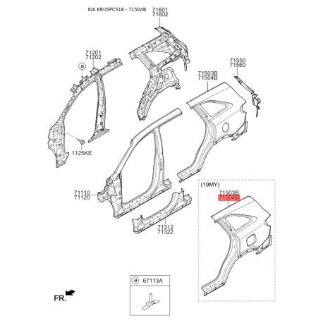 ARKA DIREK-KOMPLE SAG 71504C5C00