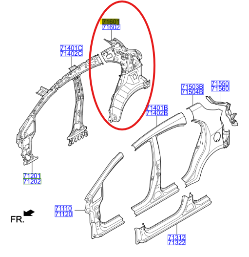 ARKA CAMURLUK IC SOL 716011W212