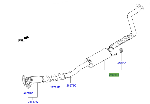 Egzoz Susturucu Orta 28650A7960