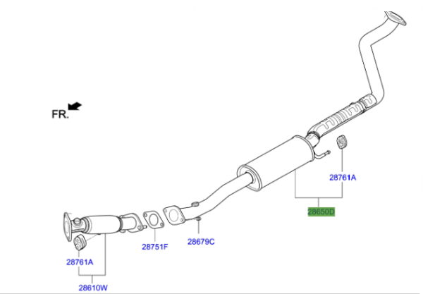 Egzoz Susturucu Orta 28650A7960