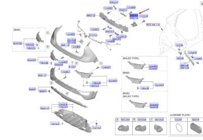 Arka Tampon Montaj Sacı Sag 86642AT000
