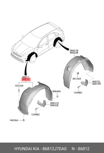 ON CAMURLUK IC DAVL. SAG 86812J7DA0