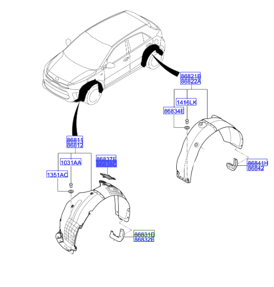 HIZ SENSORU KAPAGI SAG 86838H8000