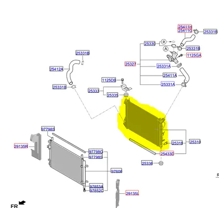 Radyator 25310H8600