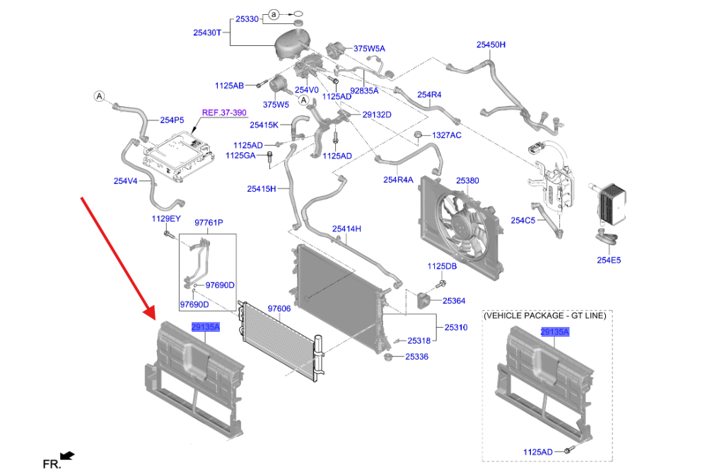 RADYATOR MONTAJ SACI 29135EV000