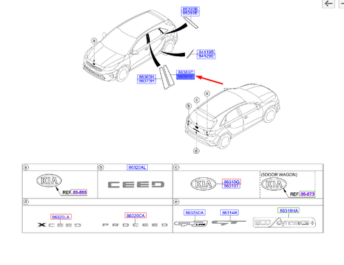 ARKA KAPI ON SAG SIYAH BAND 77521J7000