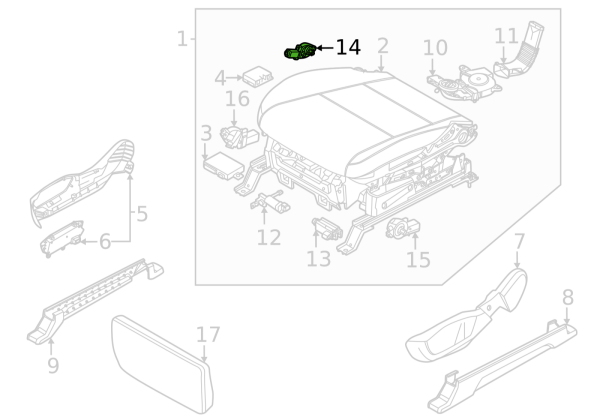 Koltuk Ayar Motoru 886B2DO000