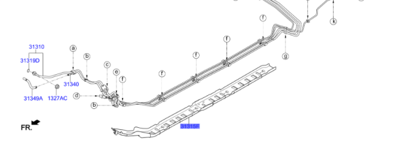 YAKIT BORU KORUMA 31315H8000