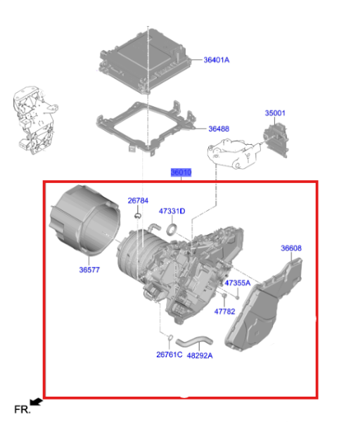 PE SISTEM ( MOTOR ) 360100EHB0