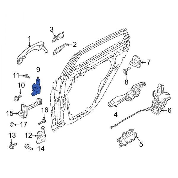 ARKA KAPI MENTESE UST SOL 79410B3000