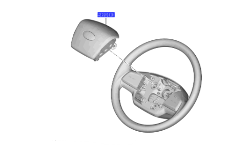 Aırbag-Sofor 801004EBA0WK