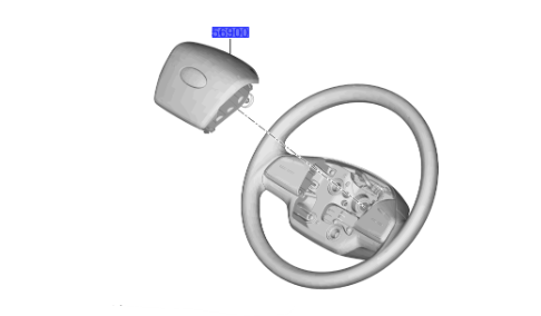 Aırbag-Sofor 801004EBA0WK