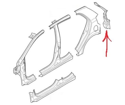 Picanto Arka Stop Sacı Sol 71550G6000