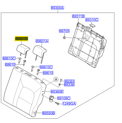 ARKA KOLTUK KAFALIK ORTA 897501W110BDM