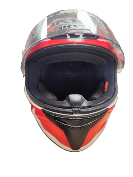 KYT TT-COURSE KASK GEAR MAVİ KIRMIZI XL - XLARGE