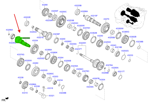 PRIZDIREK 432152D110