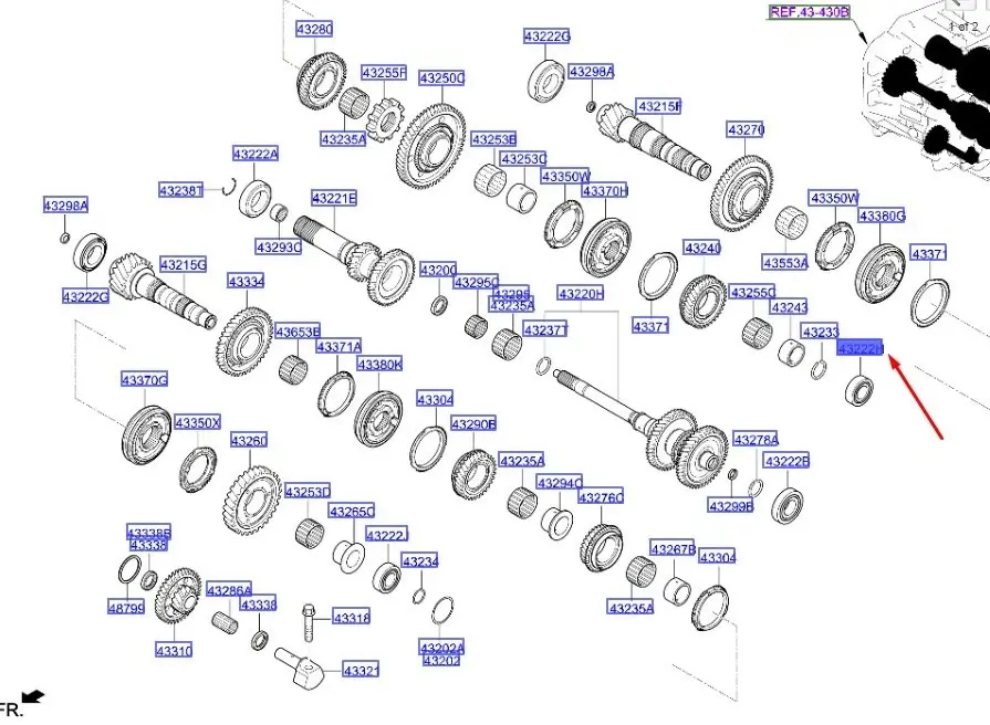 RULMAN-BILYA 432222C014