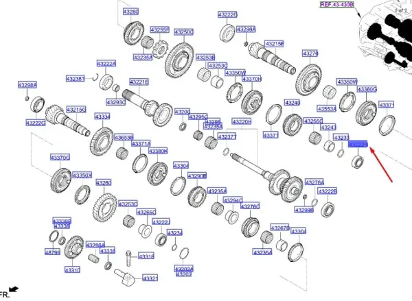 RULMAN-BILYA 432222C014