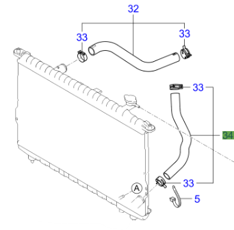RADYATOR ALT PLASTIK 254153F800
