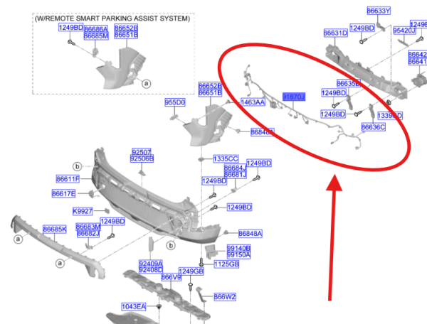 KABLO DEMETI ARKA TAMPON 91880EV400