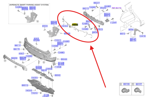 KABLO DEMETI ARKA TAMPON 91880EV780