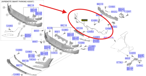 KABLO DEMETI ARKA TAMPON 91885CV220