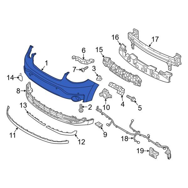 Arka Tampon Pvc 86611B2500