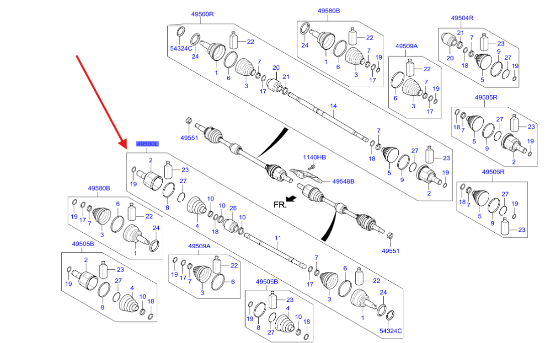 On Aks Mılı Sol 49500H8310
