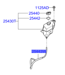 Hortum 25443C5000