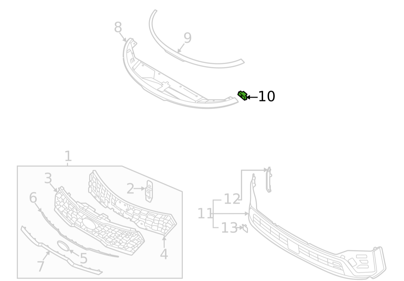 On Tampon Ust Braketı 86526P2001