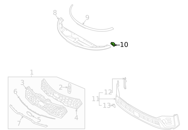 On Tampon Ust Braketı 86526P2001