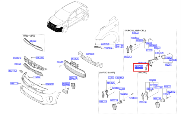 Tampon Braketı Sag 86578H8010