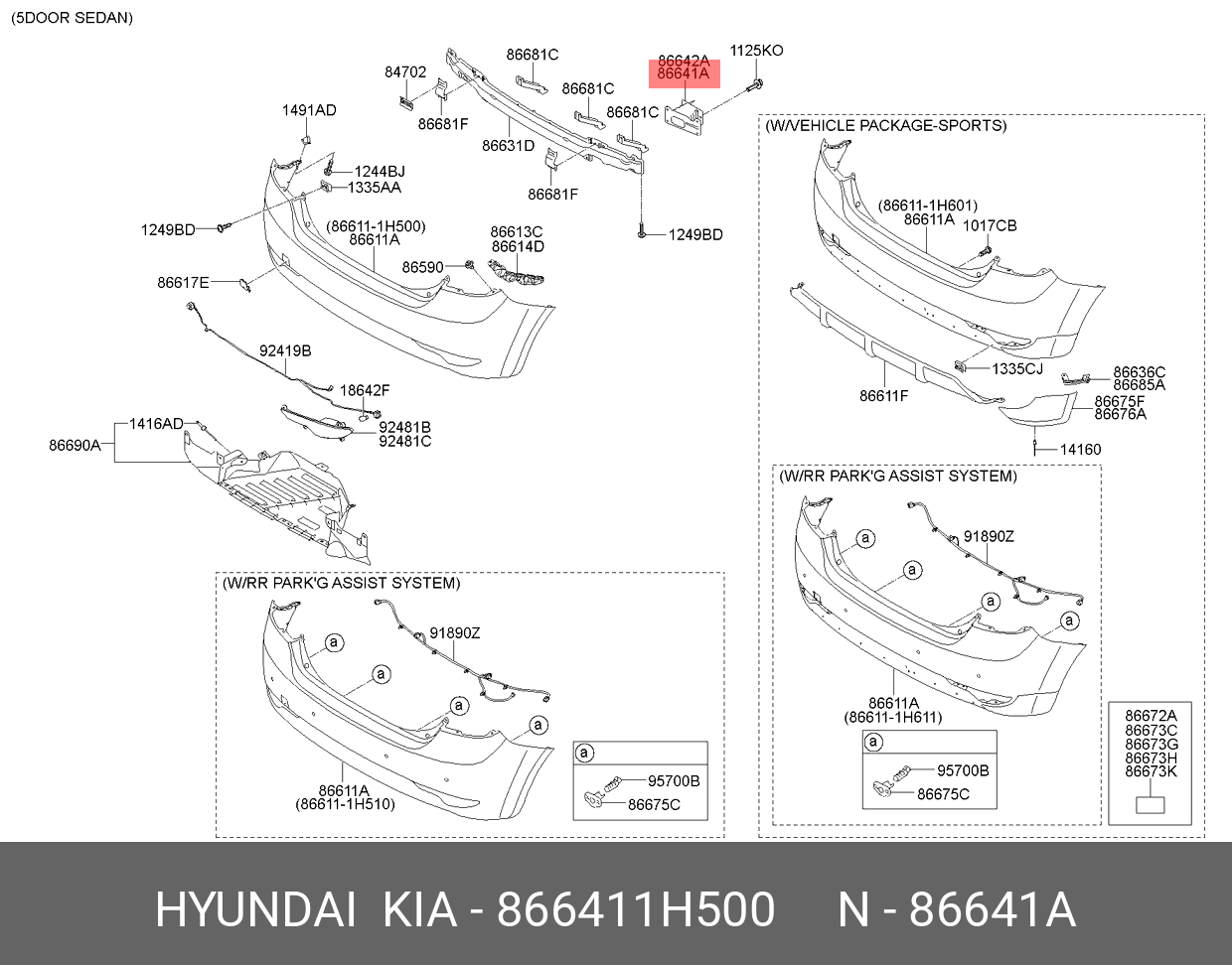 ARKA TAMPON MONTAJ SACI SOL 866411H500