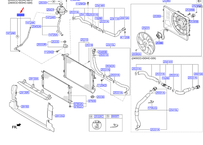 RADYATOR HORTUMU 25451D9100