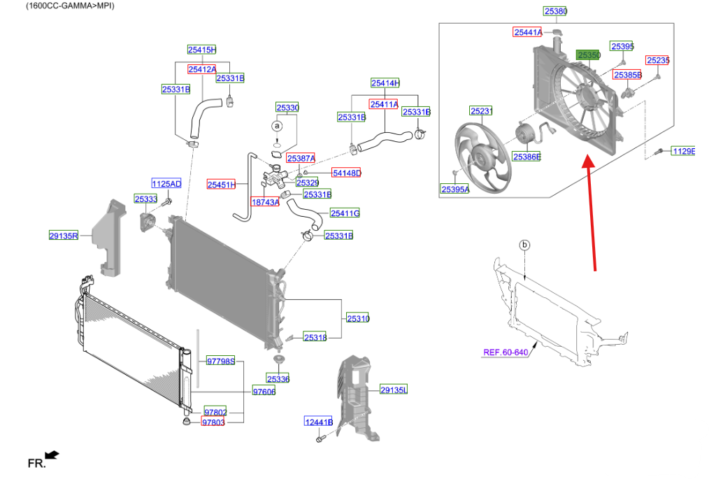Radyator Plastıgı 25350J7800
