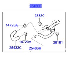 Kalorıfer Borusu 254604A801