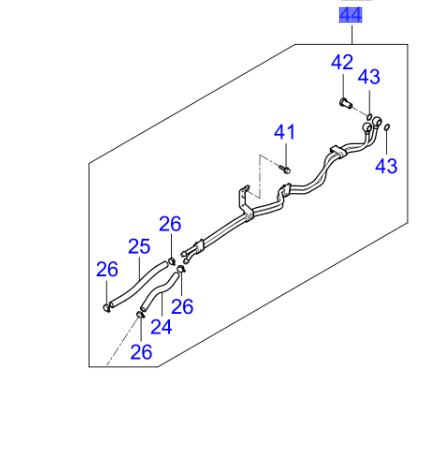 YAG SOGUTUCU BORU&HORTUM F/L 254703E830