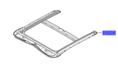 SUNROOF CERCEVESI 81620H8000