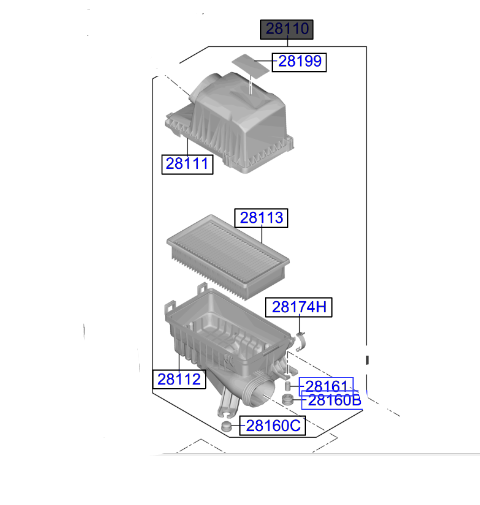 Hava Fıltresı 28110H8450