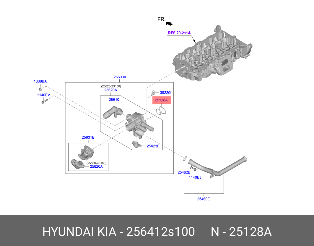 TERMOSTAT CONTASI 256412S100
