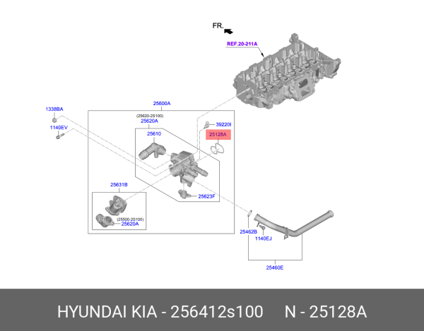 TERMOSTAT CONTASI 256412S100