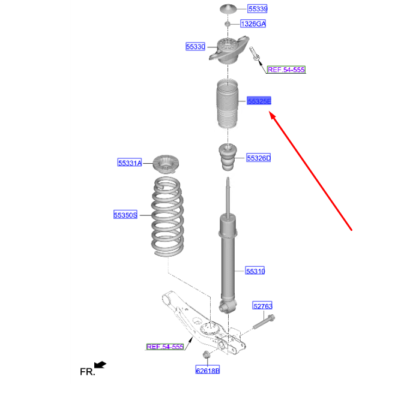 Arka Amortisör Toz Körük 55325S9000