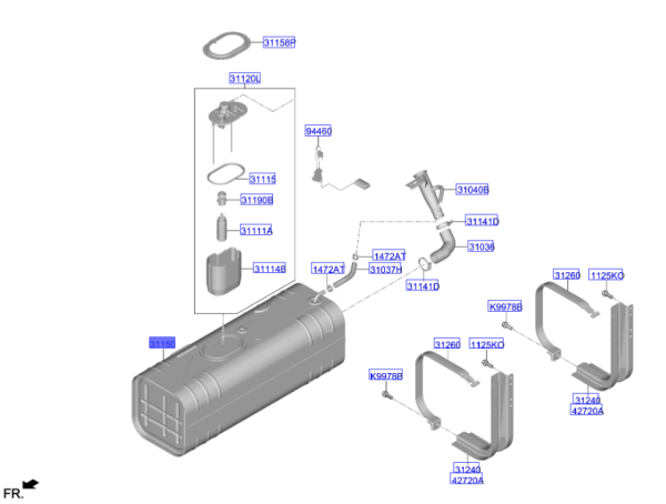 YAKIT DEPOSU 311504E550