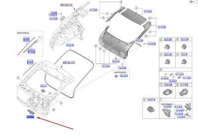 BAGAJ KAPUT ACMA KOLU/KAMERASI DIS 81820CV010