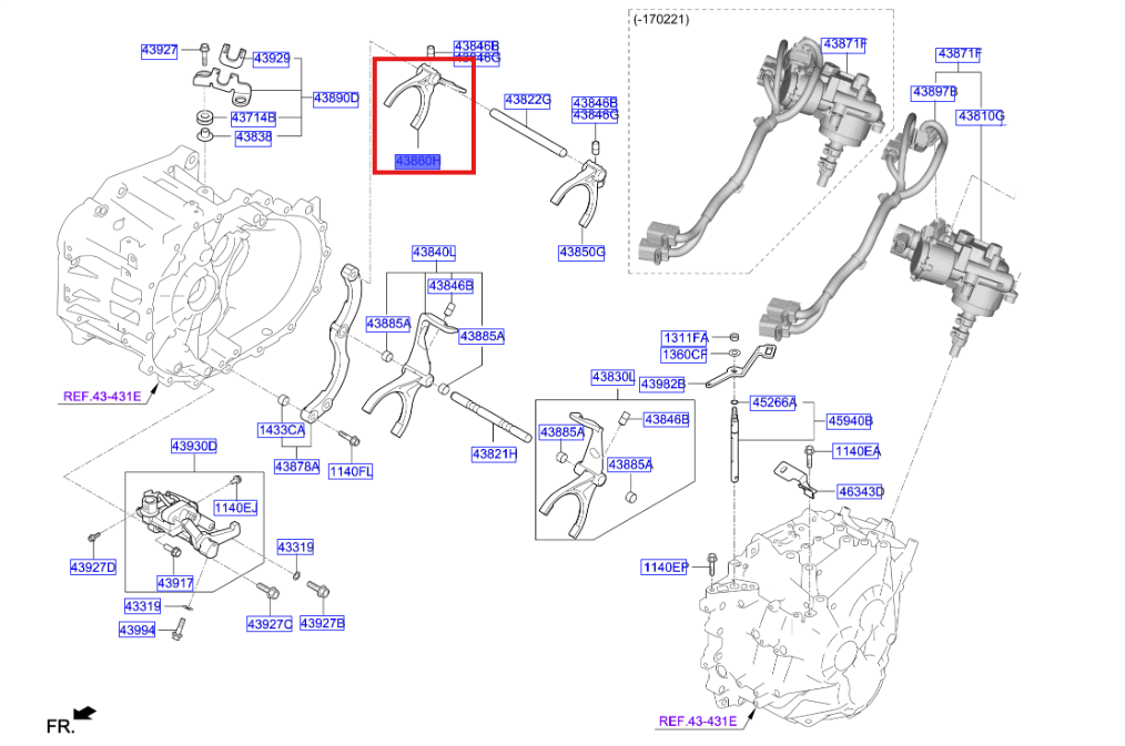 CATAL-SHIFT(6&R) 438602D000