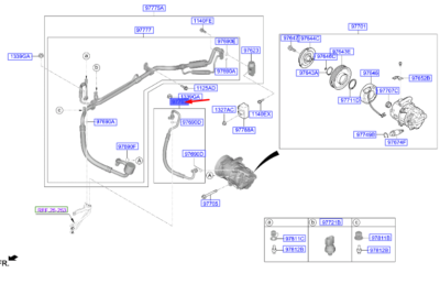Klima Hortumu Kısa 97762N7000