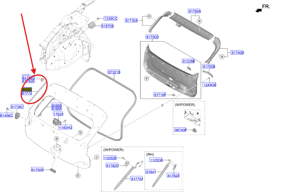 BAGAJ KOLU SOL 81831EV000
